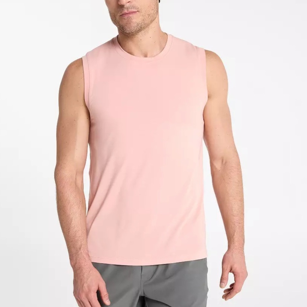 NWT VRST Men's Icon Tank, Men’s Size XXL, Pink Bloom
